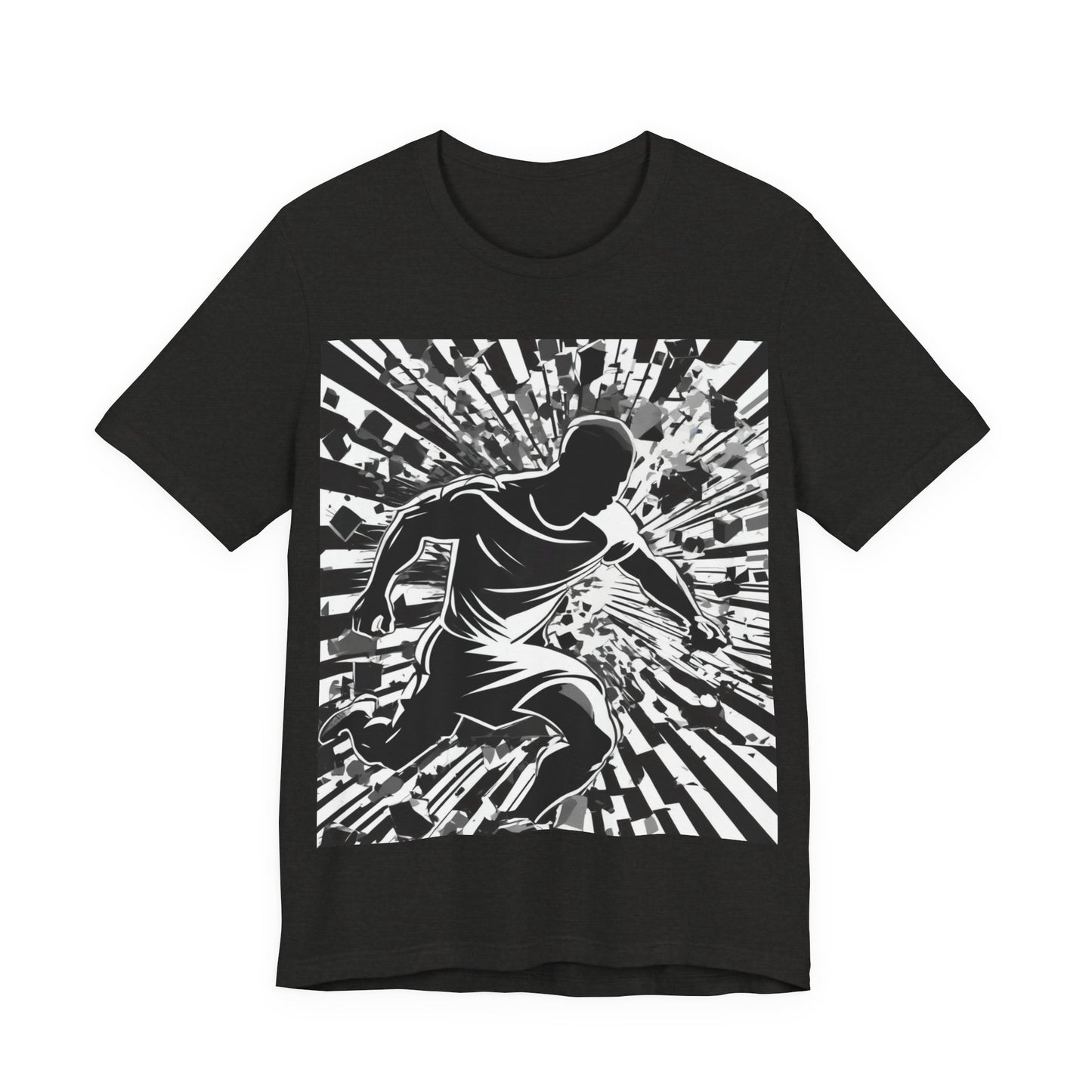 boostlete-field-day-scene-sprinter-halftone-athletic-0248 — Unisex Jersey Short Sleeve (B+C 3001)