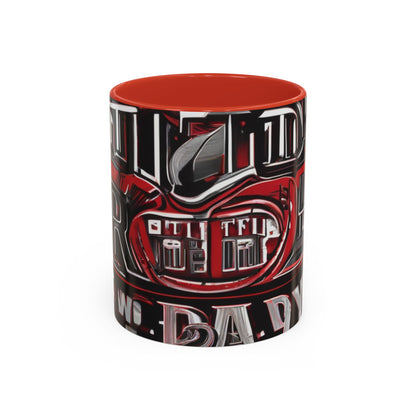 boostlete-boost-mode-type-win-the-day-outline-over-solid-monoline-0477 — Accent Mug 11/15oz