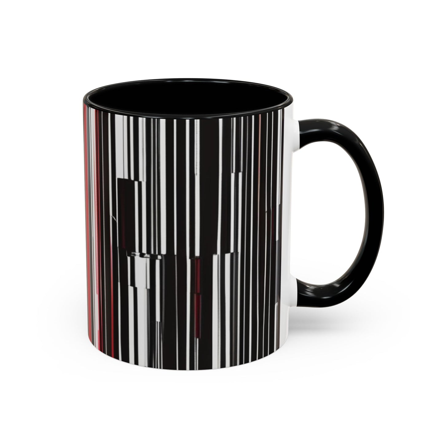 boostlete-am-crew-pattern-barcode-athletic-0911 — Accent Mug 11/15oz