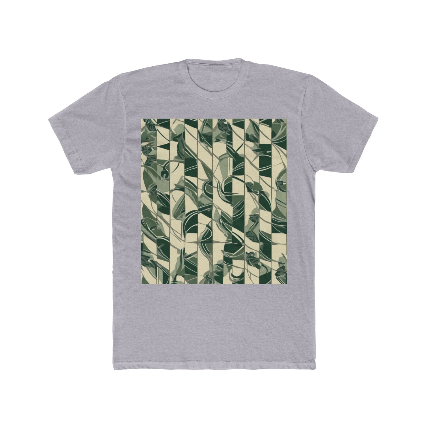 boostlete-mile-by-mile-pattern-stair-steps-athletic-0143 — Unisex Cotton Crew Tee (NL 3600)