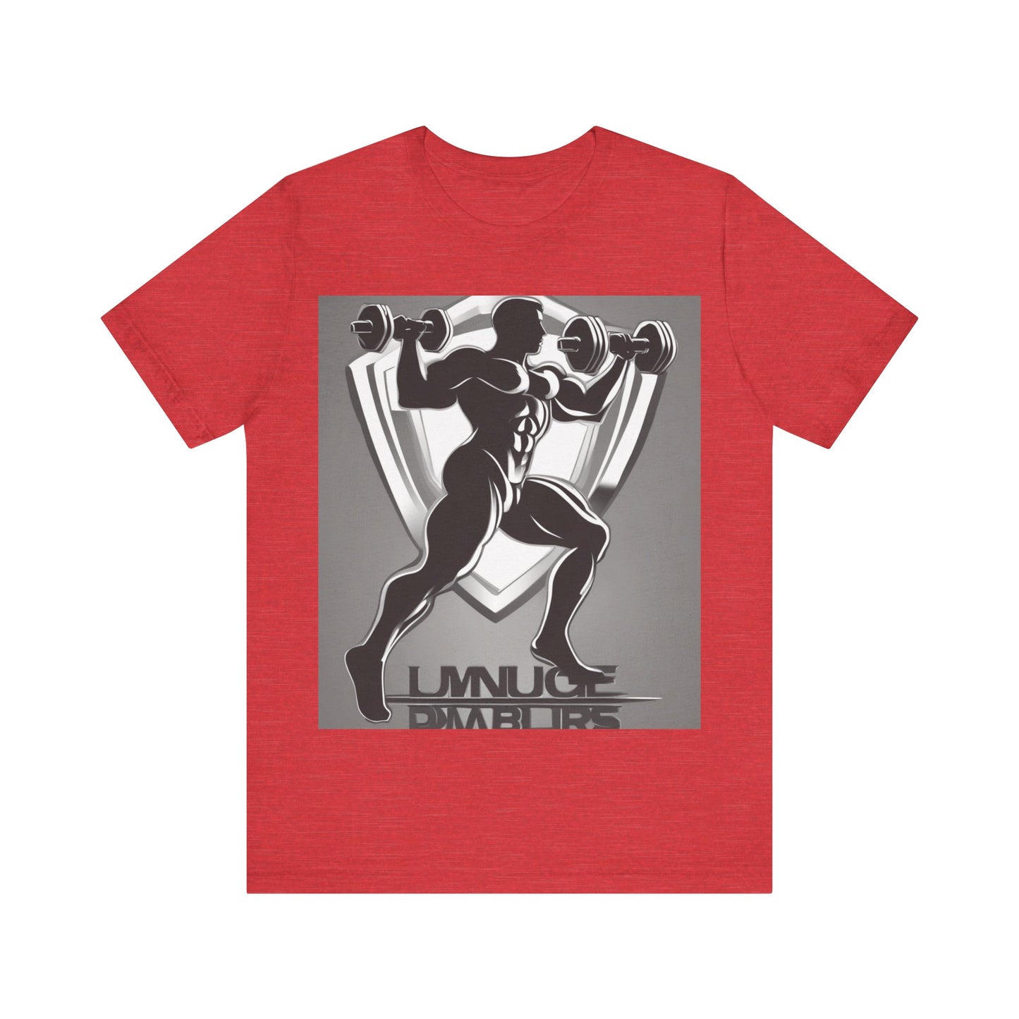 boostlete-mile-by-mile-scene-lunge-3d-athletic-0020 — Unisex Jersey Short Sleeve (B+C 3001)