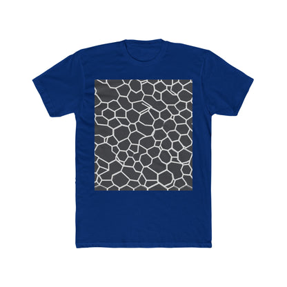 boostlete-iron-intent-pattern-hex-blueprint-0063 — Unisex Cotton Crew Tee (NL 3600)