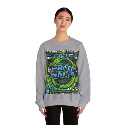 boostlete-iron-intent-type-focus-finish-big-retro-0177 — Unisex Heavy Blend Crewneck Sweatshirt (Gildan)