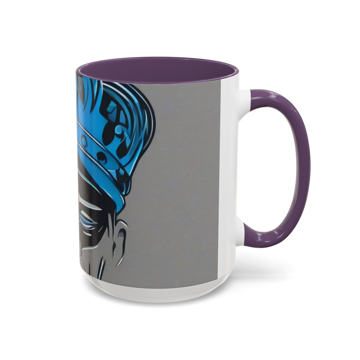 boostlete-am-crew-icon-crown-grainy-monoline-0022 — Accent Mug 11oz/15oz