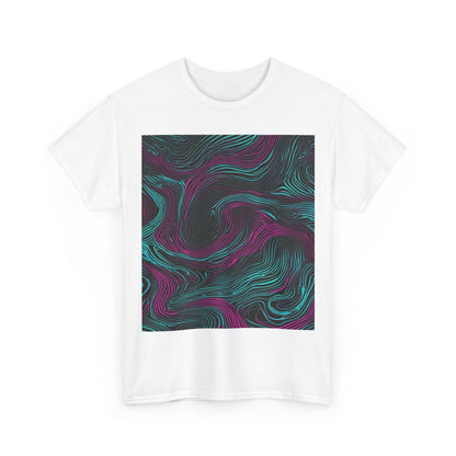 boostlete-am-crew-pattern-topographic-monoline-0075 — Unisex Heavy Cotton Tee (Gildan 5000)
