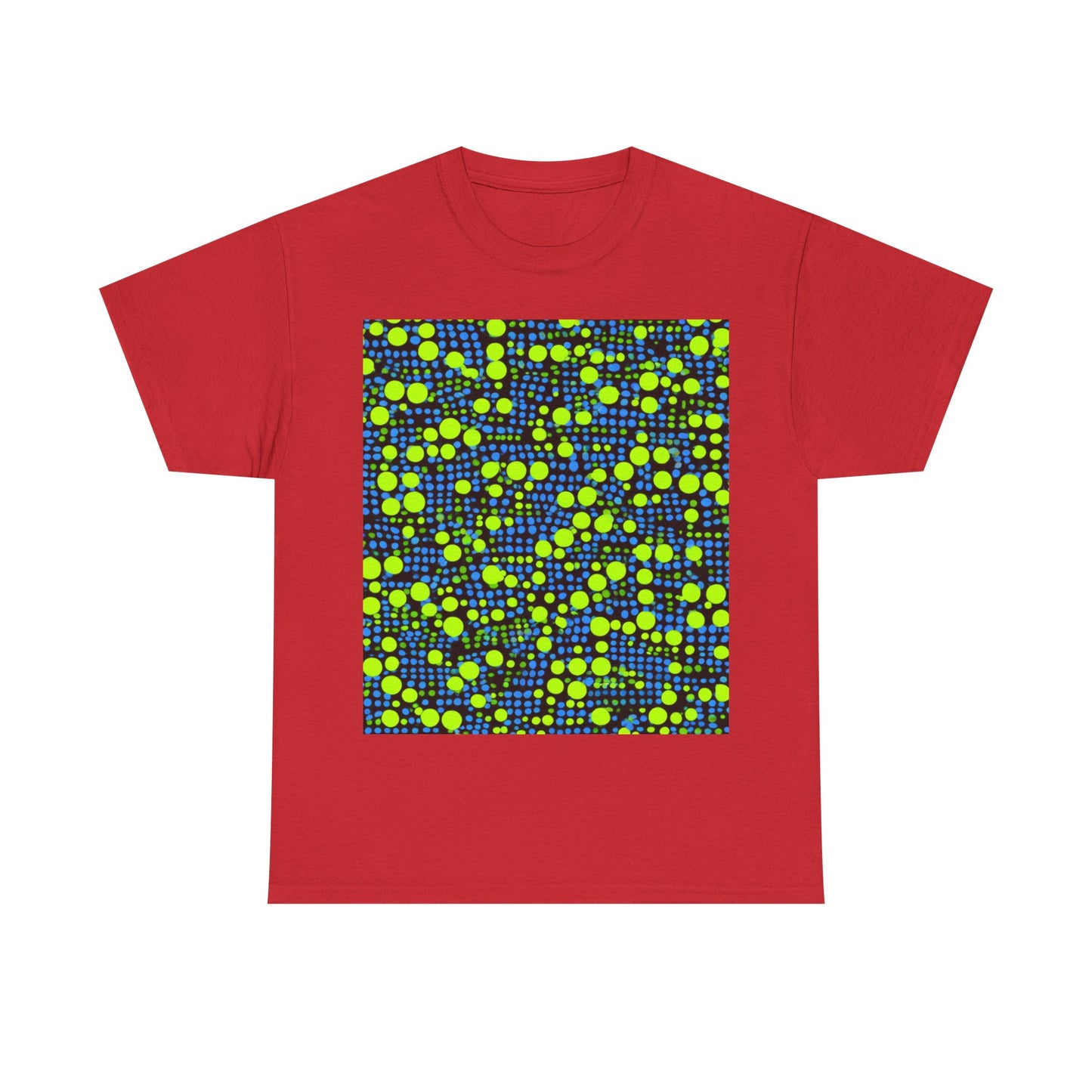 boostlete-mile-by-mile-pattern-dotted-geometric-0071 — Unisex Heavy Cotton Tee (Gildan 5000)