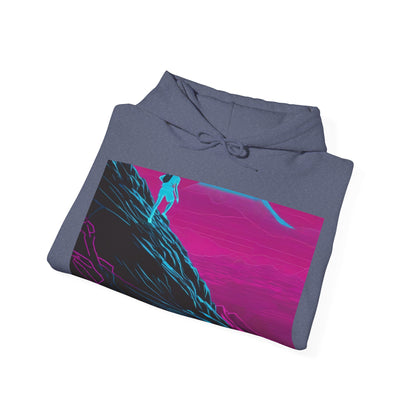boostlete-boost-mode-scene-trail-neon-blueprint-0832 — Unisex Heavy Blend Hoodie (G18500)