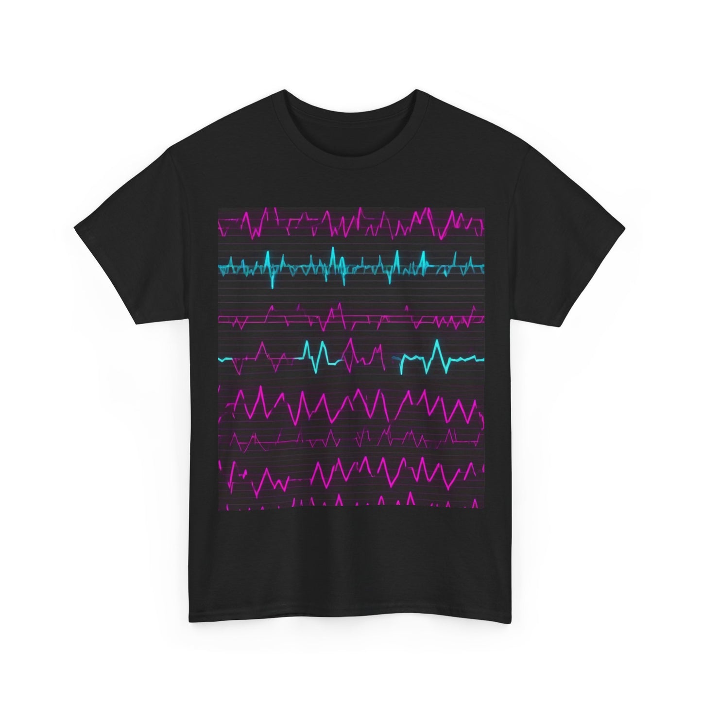 boostlete-boost-mode-pattern-ekg-modern-0111 — Unisex Heavy Cotton Tee (Gildan 5000)