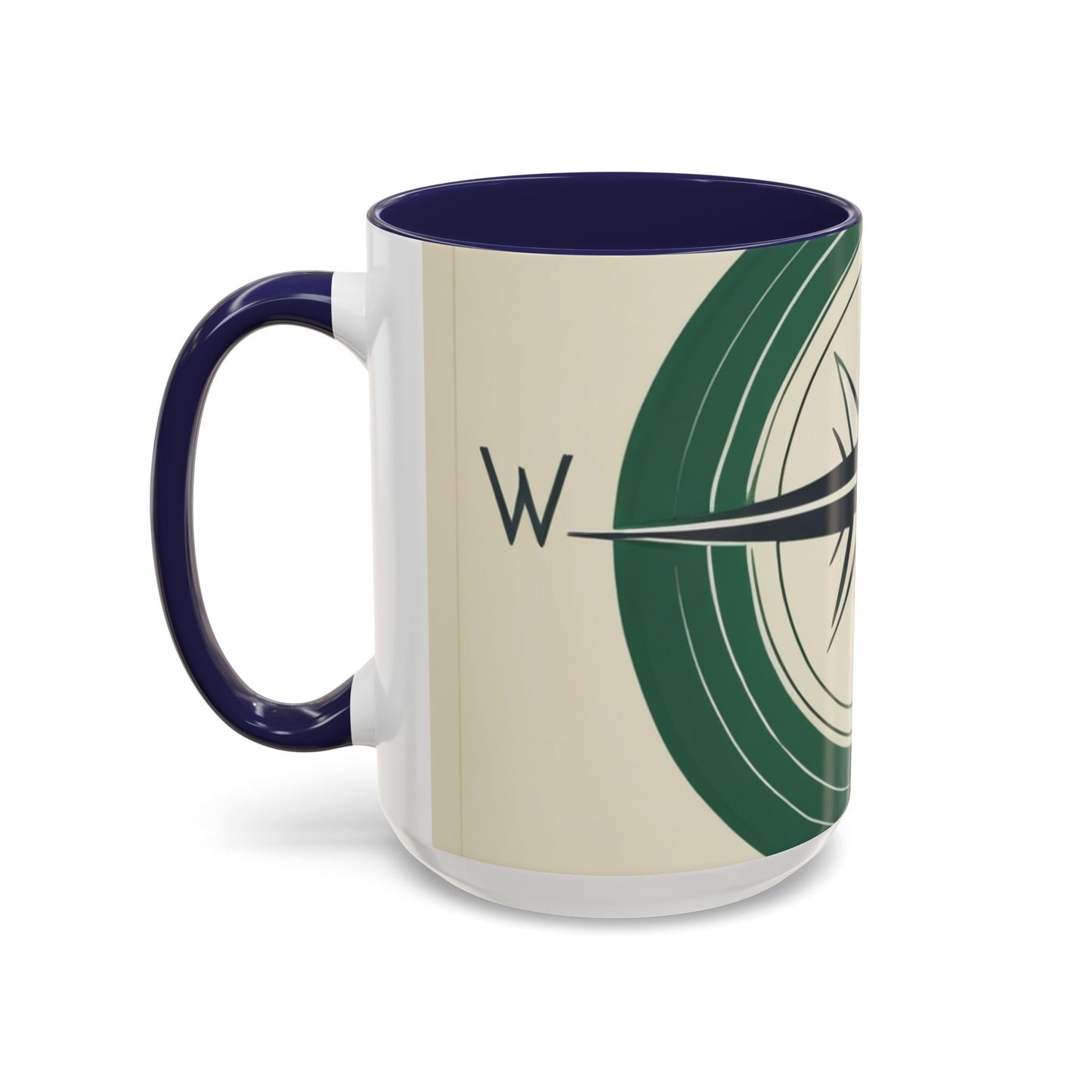boostlete-iron-intent-icon-compass-soft-blueprint-0614 — Accent Mug 11/15oz