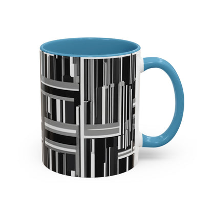 boostlete-recovery-progress-pattern-barcode-isometric-1023 — Accent Mug 11/15oz