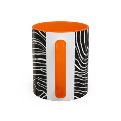 boostlete-field-day-pattern-topographic-badge-0307 — Accent Mug 11oz/15oz