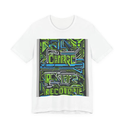 boostlete-pr-season-type-charge-train-recover-outline-over-solid-geometric-0129 — Unisex Jersey Short Sleeve (B+C 3001)