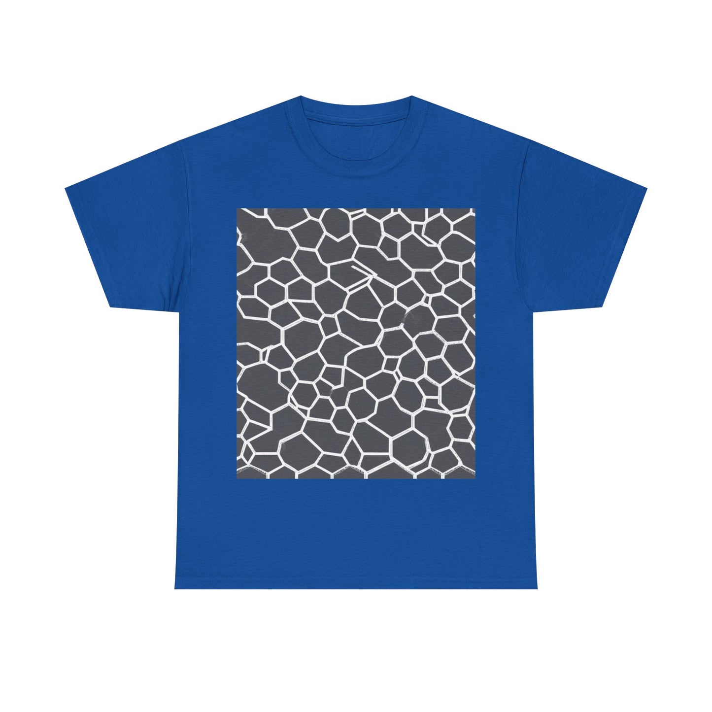 boostlete-iron-intent-pattern-hex-blueprint-0063 — Unisex Heavy Cotton Tee (Gildan 5000)