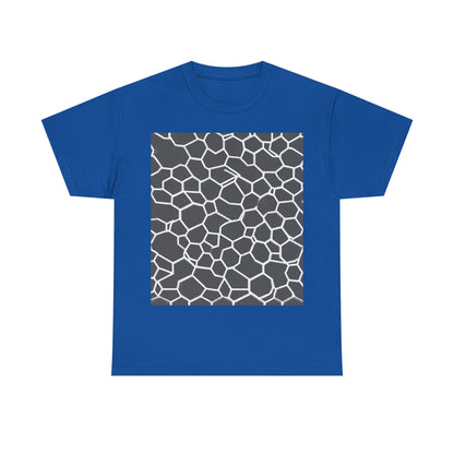 boostlete-iron-intent-pattern-hex-blueprint-0063 — Unisex Heavy Cotton Tee (Gildan 5000)