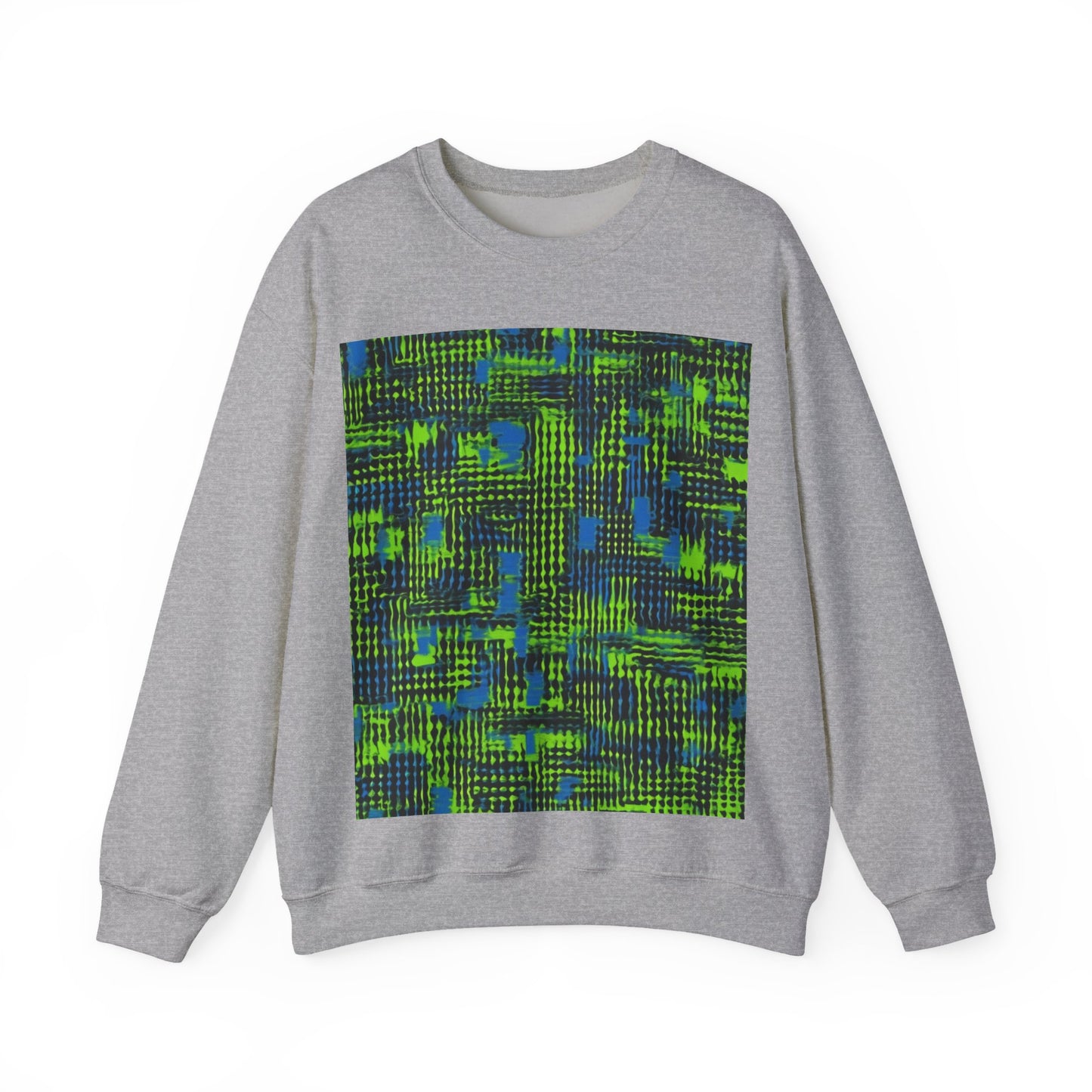 boostlete-pr-season-pattern-audio-industrial-0043 — Unisex Heavy Blend Crewneck Sweatshirt (Gildan)