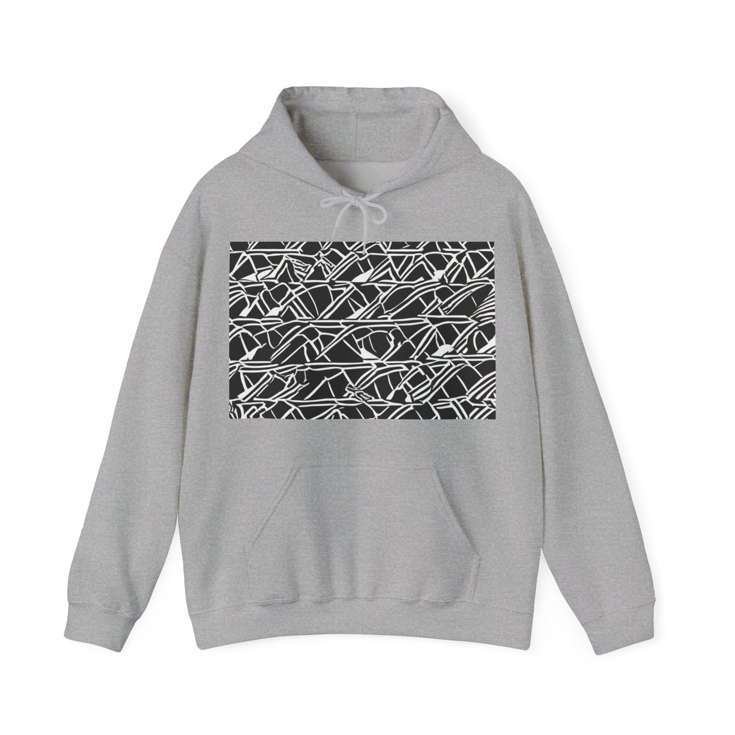 boostlete-boost-mode-pattern-stair-steps-athletic-0311 — Unisex Heavy Blend Hooded Sweatshirt (Gildan)