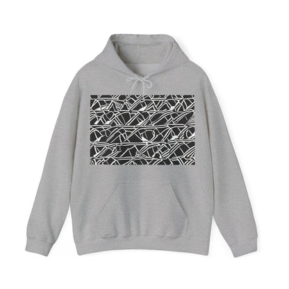 boostlete-boost-mode-pattern-stair-steps-athletic-0311 — Unisex Heavy Blend Hooded Sweatshirt (Gildan)