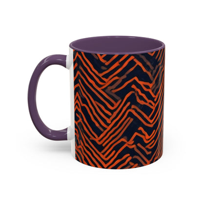 boostlete-field-day-pattern-ekg-modern-0087 — Accent Mug 11oz/15oz