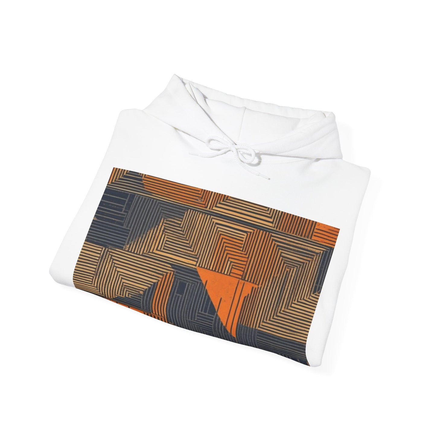 boostlete-field-day-pattern-stair-steps-geometric-0055 — Unisex Heavy Blend Hooded Sweatshirt (Gildan)