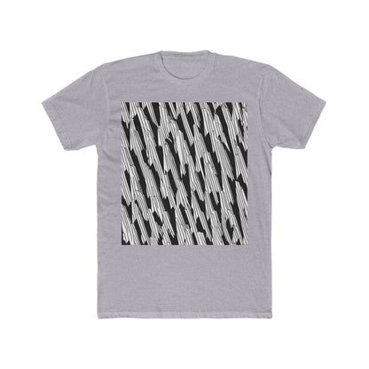 boostlete-iron-intent-pattern-micro-isometric-0199 — Unisex Cotton Crew Tee (NL 3600)