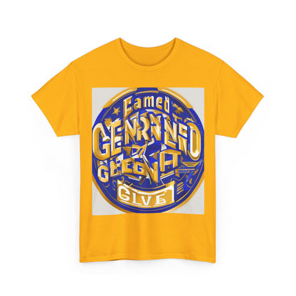 boostlete-pr-season-type-earned-not-given-badge-isometric-0105 — Unisex Heavy Cotton Tee (Gildan 5000)