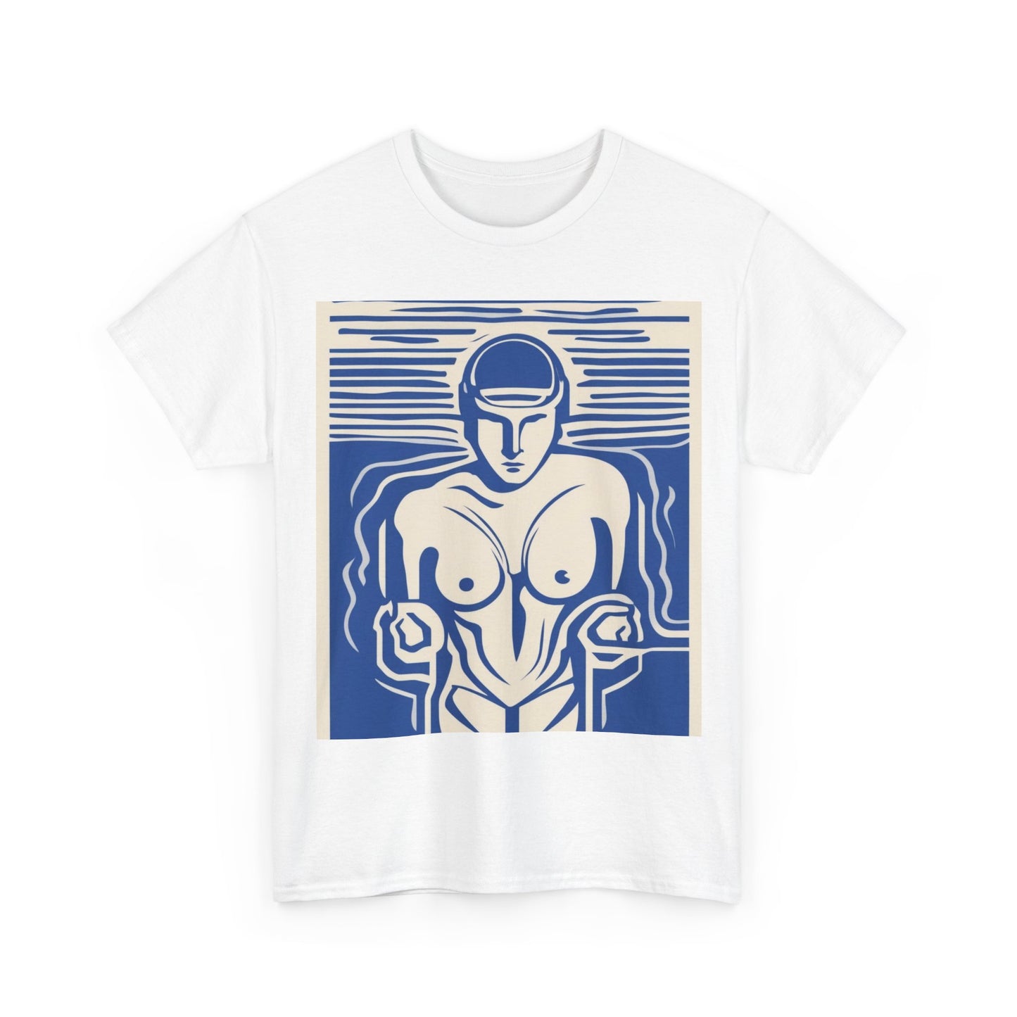 boostlete-boost-mode-icon-swimmer-motion-vector-0062 — Unisex Heavy Cotton Tee (Gildan 5000)