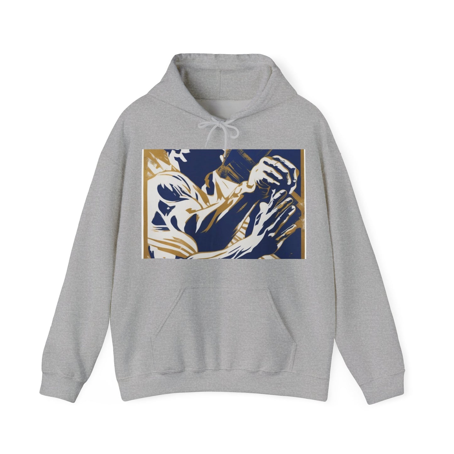 boostlete-pr-season-scene-athlete-high-industrial-0160 — Unisex Heavy Blend Hooded Sweatshirt (Gildan)