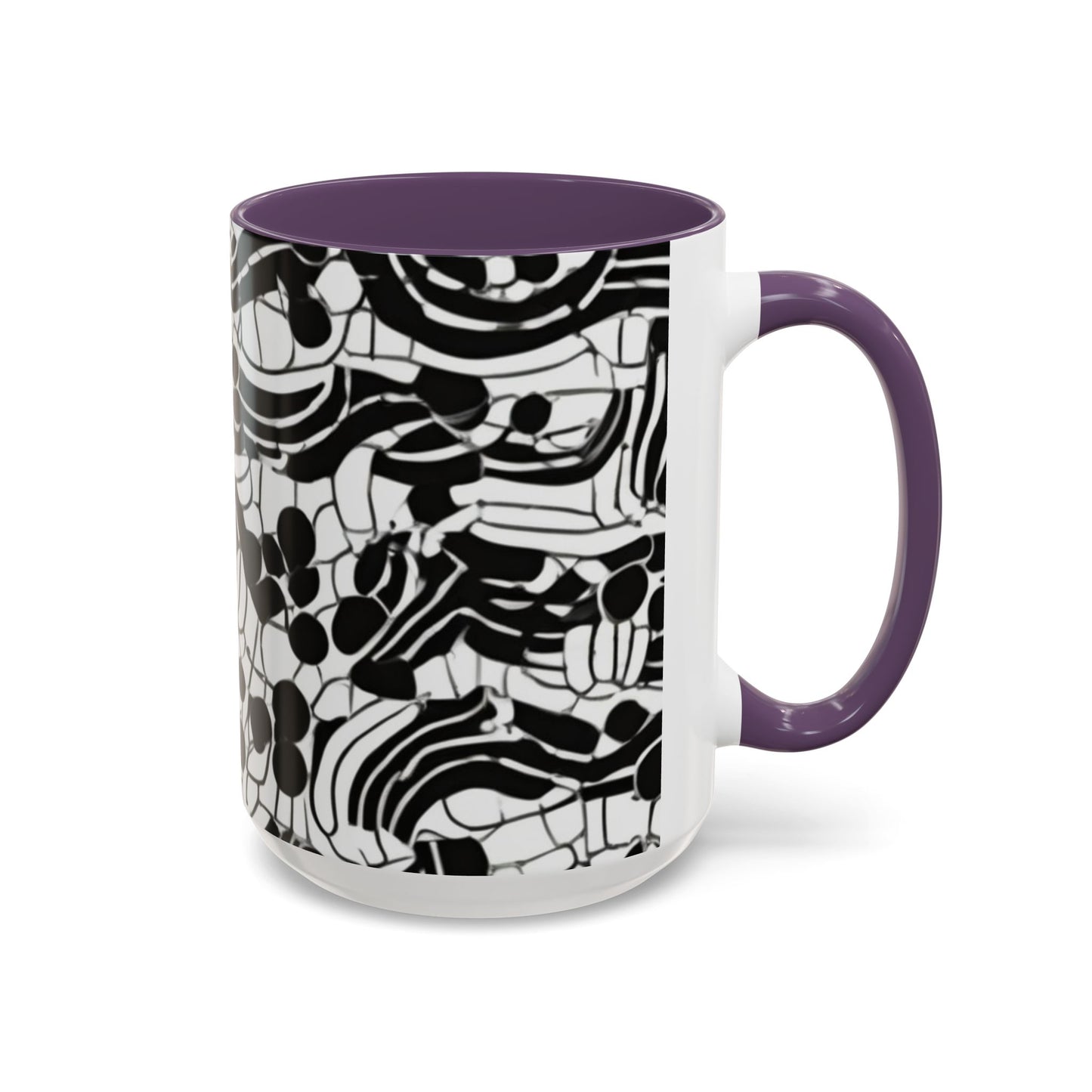 boostlete-rise-grind-pattern-dotted-line-art-0483 — Accent Mug 11/15oz