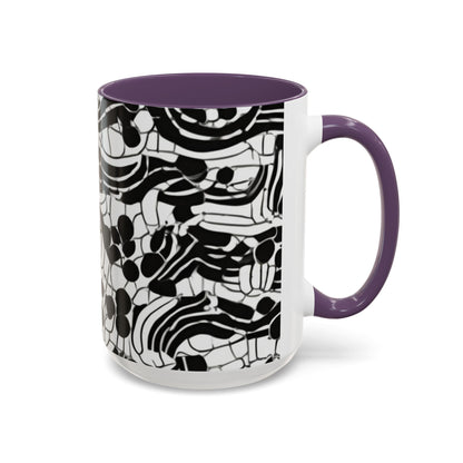 boostlete-rise-grind-pattern-dotted-line-art-0483 — Accent Mug 11/15oz
