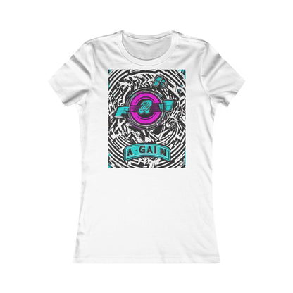 boostlete-boost-mode-type-again-badge-monoline-0293 — Women's Favorite Tee (B+C 6004)