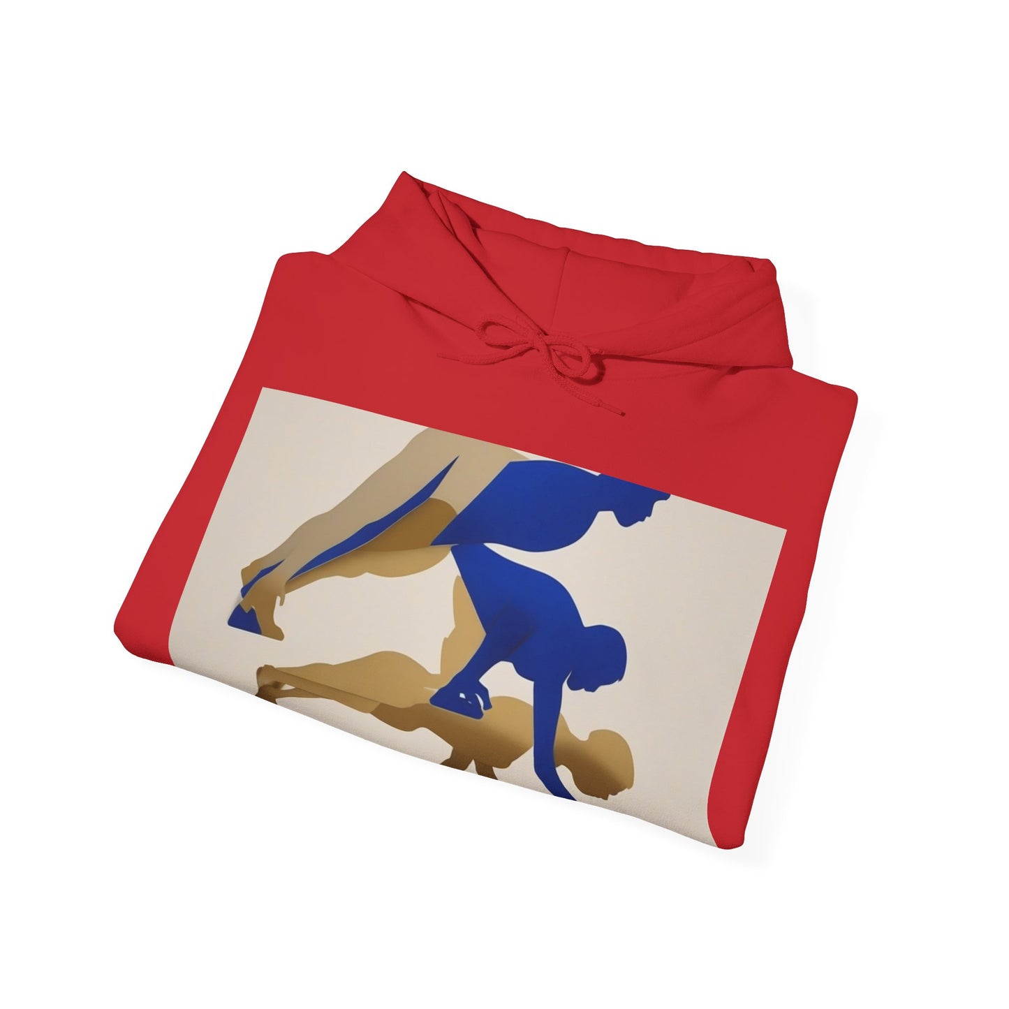 boostlete-mile-by-mile-scene-push-up-duotone-paper-0040 — Unisex Heavy Blend Hooded Sweatshirt (Gildan)