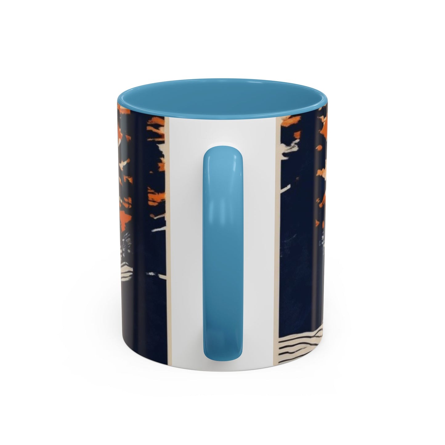 boostlete-iron-intent-scene-trail-glitch-badge-0100 — Accent Mug 11oz/15oz