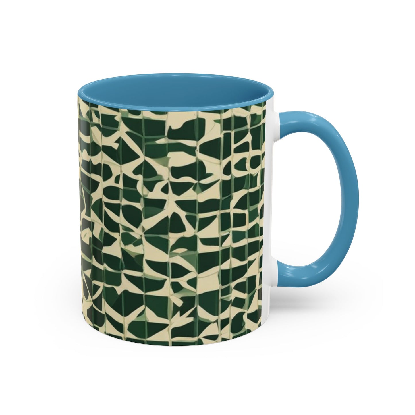 boostlete-iron-intent-pattern-plate-number-isometric-0099 — Accent Mug 11oz/15oz
