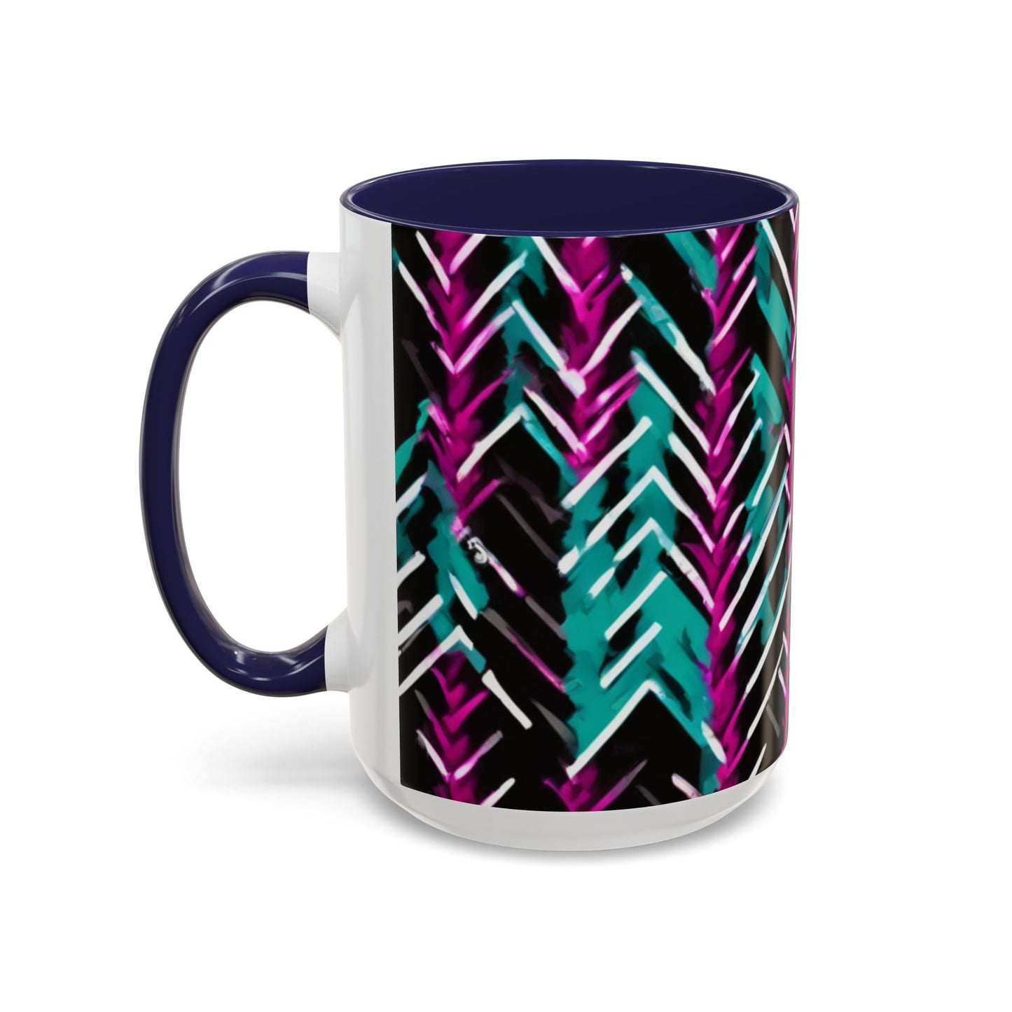 boostlete-recovery-progress-pattern-chevron-retro-0243 — Accent Mug 11/15oz