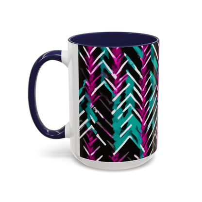 boostlete-recovery-progress-pattern-chevron-retro-0243 — Accent Mug 11/15oz