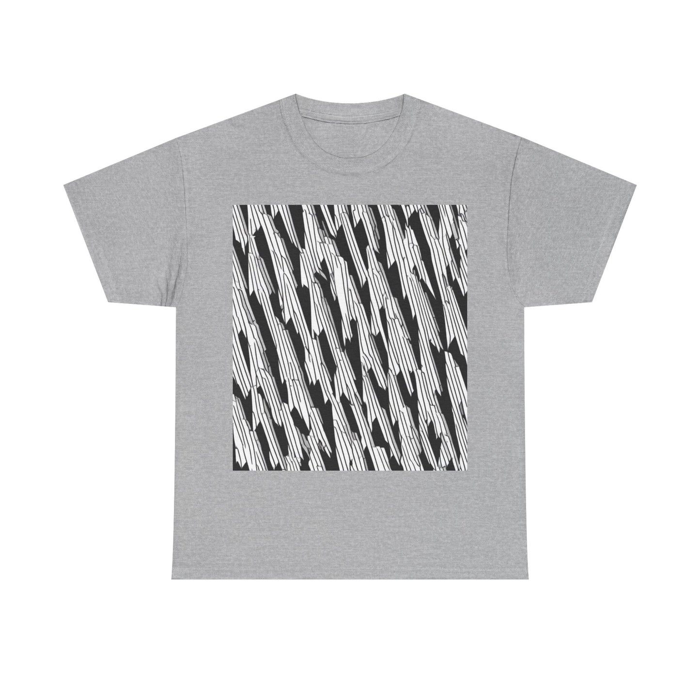 boostlete-iron-intent-pattern-micro-isometric-0199 — Unisex Heavy Cotton Tee (Gildan 5000)