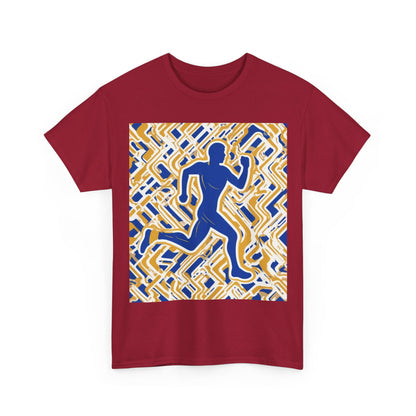 boostlete-pr-season-icon-runner-outline-industrial-0170 — Unisex Heavy Cotton Tee (Gildan 5000)