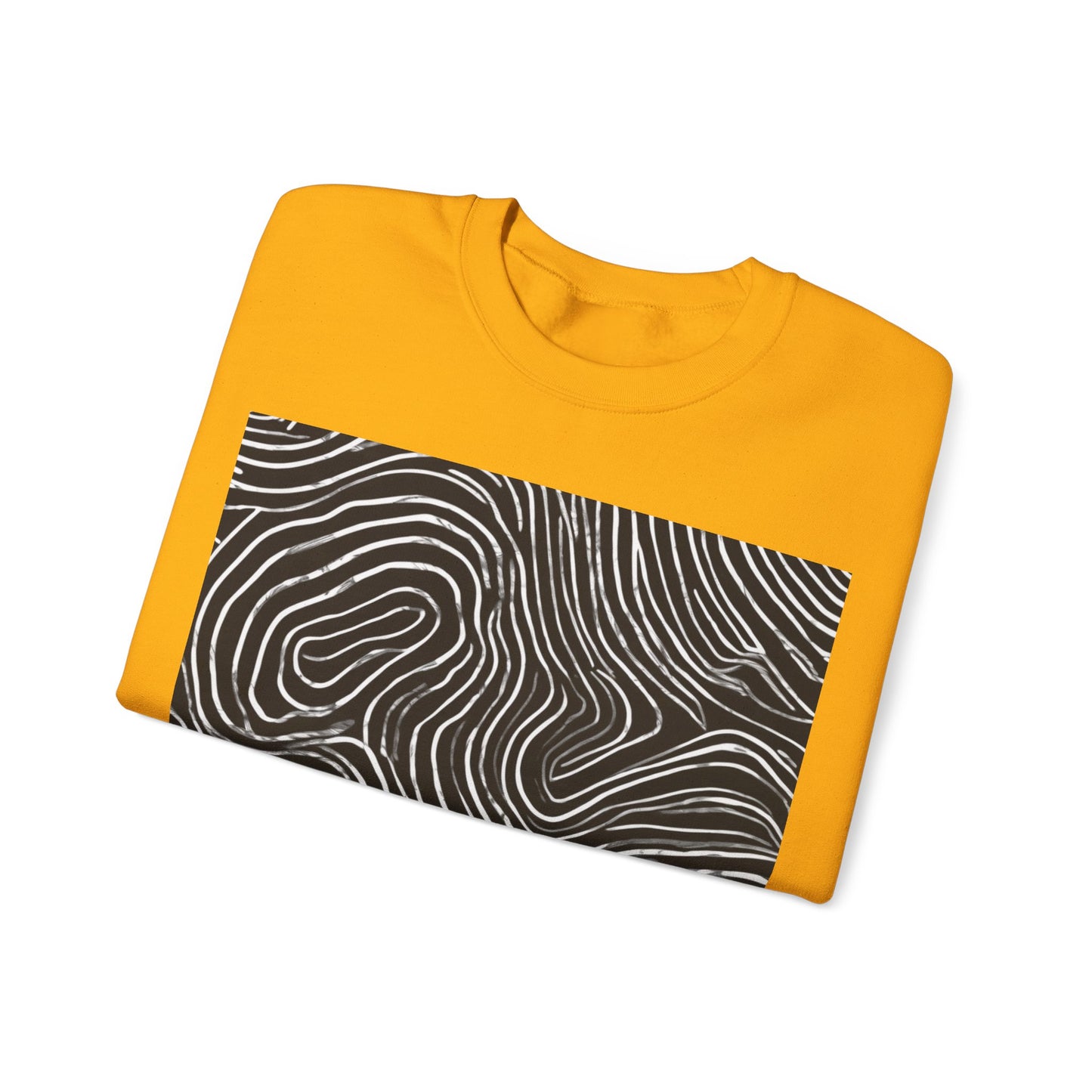 boostlete-field-day-pattern-topographic-badge-0307 — Unisex Heavy Blend Crewneck Sweatshirt (Gildan)