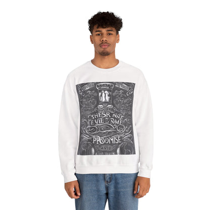 boostlete-boost-mode-type-keep-the-promise-big-monoline-0049 — Unisex Heavy Blend Crewneck (G18000)