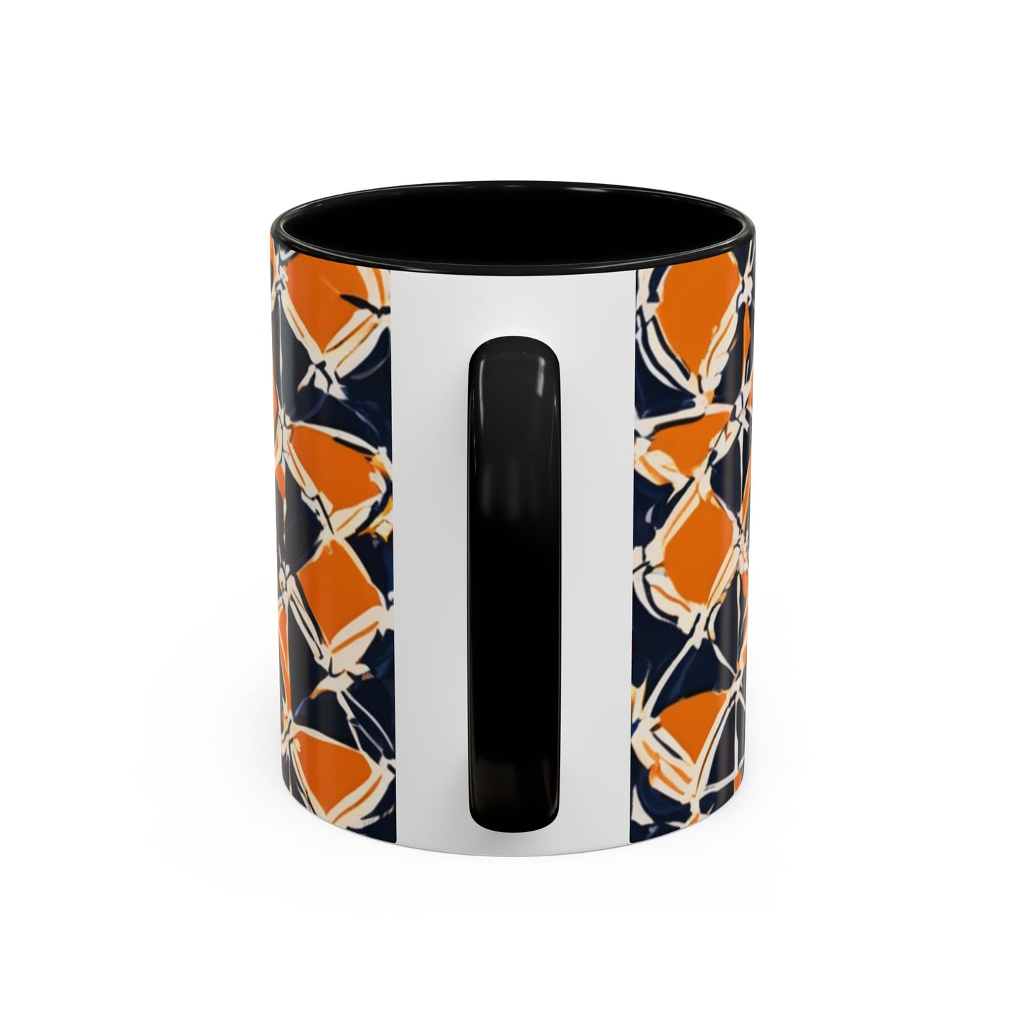 boostlete-headspace-pattern-plate-number-badge-0387 — Accent Mug 11/15oz
