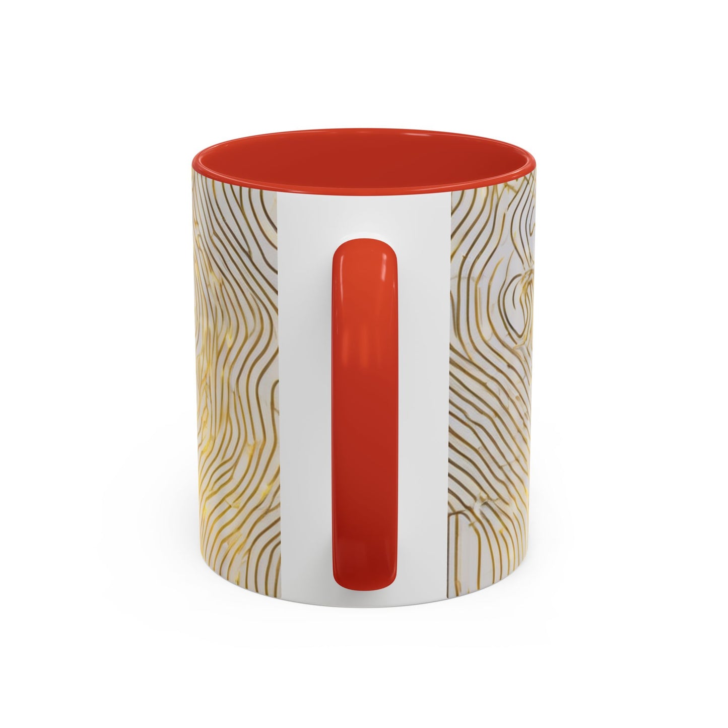 boostlete-iron-intent-scene-lunge-neon-line-art-0392 — Accent Mug 11/15oz