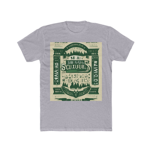 boostlete-rise-grind-type-sin-excusas-banner-monoline-0097 — Unisex Cotton Crew Tee (NL 3600)