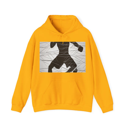 boostlete-mile-by-mile-scene-boxer-motion-geometric-0028 — Unisex Heavy Blend Hooded Sweatshirt (Gildan)