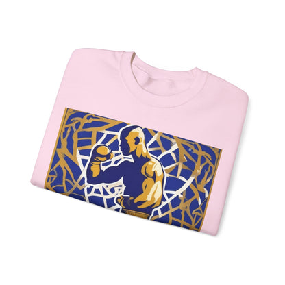 boostlete-field-day-scene-boxer-offset-paper-0776 — Unisex Heavy Blend Crewneck (G18000)
