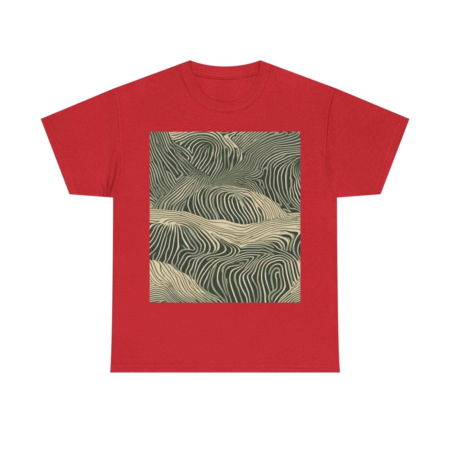 boostlete-rise-grind-pattern-topographic-modern-0403 — Unisex Heavy Cotton Tee (Gildan 5000)