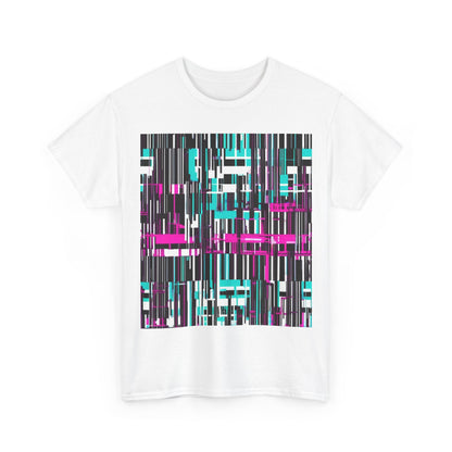 boostlete-am-crew-pattern-barcode-bold-0023 — Unisex Heavy Cotton Tee (Gildan 5000)