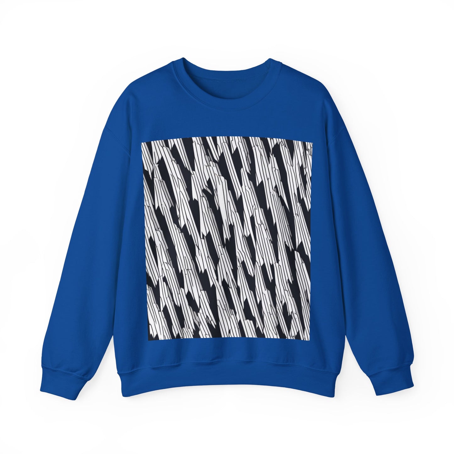boostlete-iron-intent-pattern-micro-isometric-0199 — Unisex Heavy Blend Crewneck Sweatshirt (Gildan)