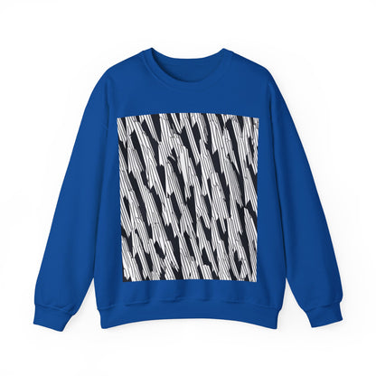 boostlete-iron-intent-pattern-micro-isometric-0199 — Unisex Heavy Blend Crewneck Sweatshirt (Gildan)