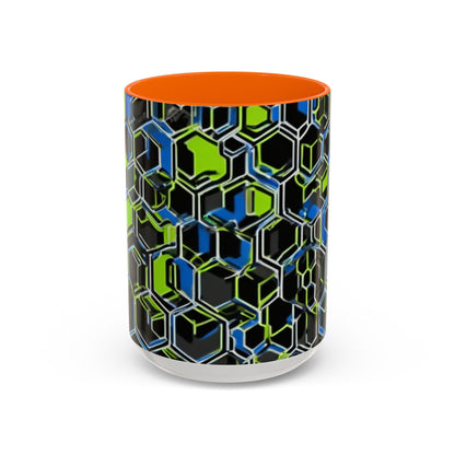 boostlete-recovery-progress-pattern-hex-blueprint-0007 — Accent Mug 11oz/15oz