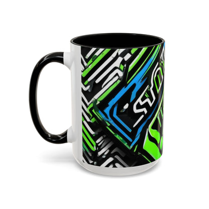 boostlete-am-crew-type-stronger-signals-diagonal-badge-1077 — Accent Mug 11/15oz